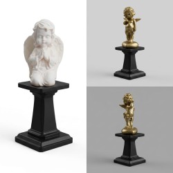 Statuettes d'anges funéraires en résine — Funeral Memoria