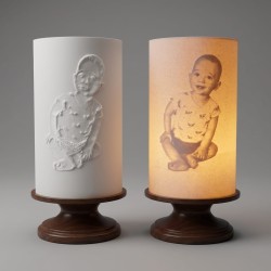 Lithophanies & photophores personnalisés — Funeral Memoria