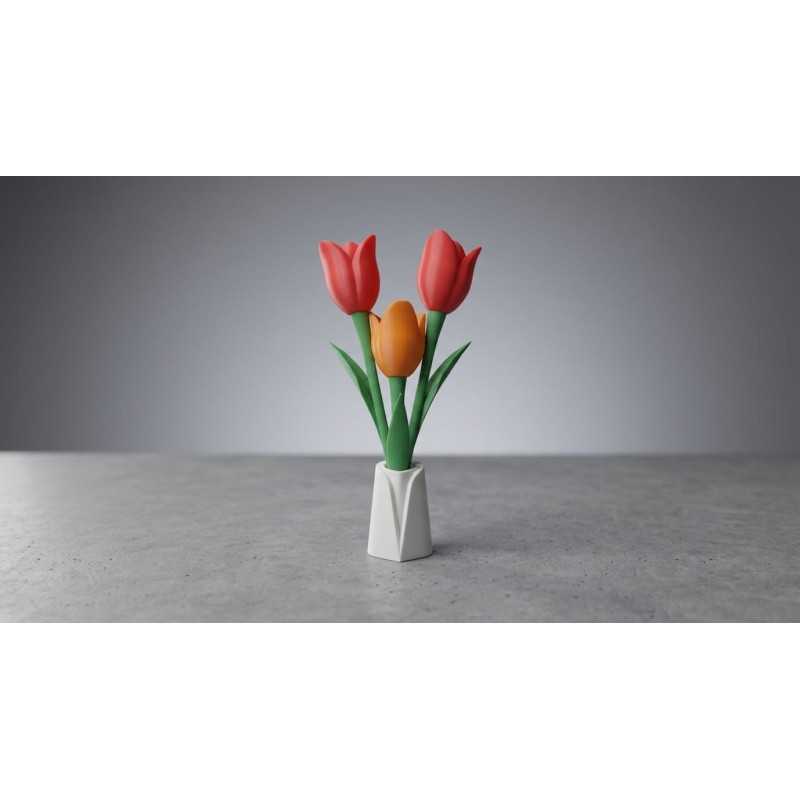 Fleurs éternelles funéraires imprimées 3D — Funeral Memoria