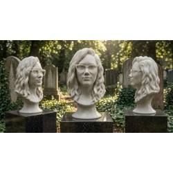 Bustes personnalisés en résine 3D — Funeral Memoria